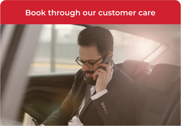 book through our customer care